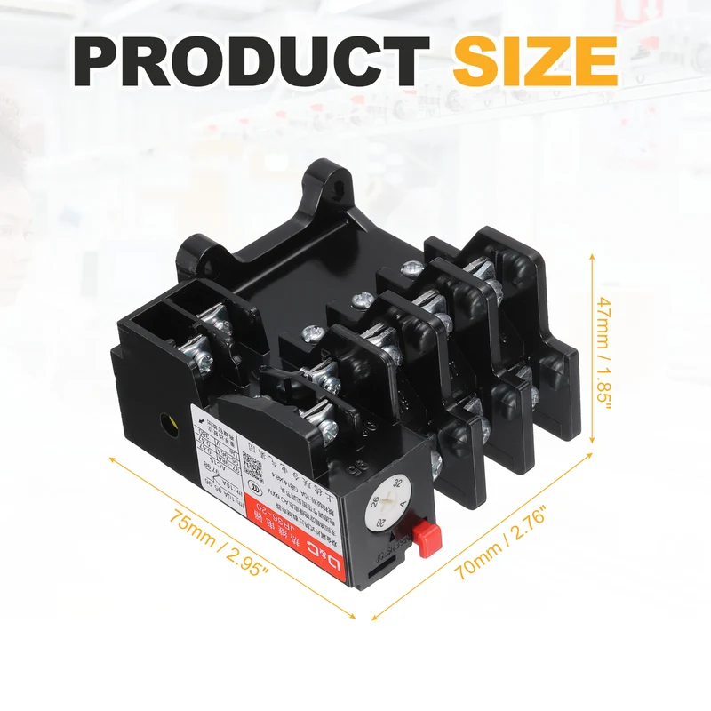 JR36-20 1NO 1NC AC220V/380V 20-32A Range Electric Thermal Overload Relay