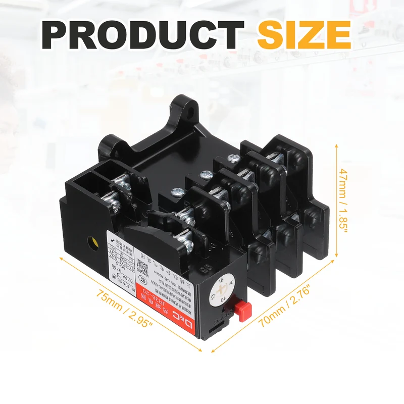 JR36-20 1NO 1NC AC220V/380V 10-16A Range Electric Thermal Overload Relay