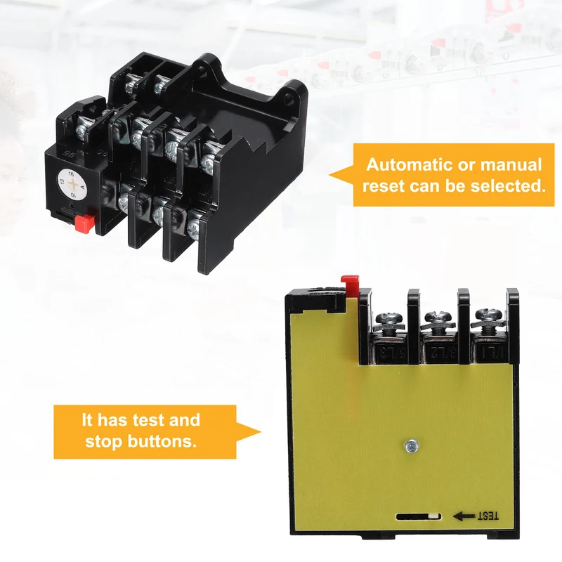 JR36-20 1NO 1NC AC220V/380V 10-16A Range Electric Thermal Overload Relay