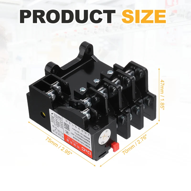 JR36-20 1NO 1NC AC220V/380V 6.8-11A Range Electric Thermal Overload Relay