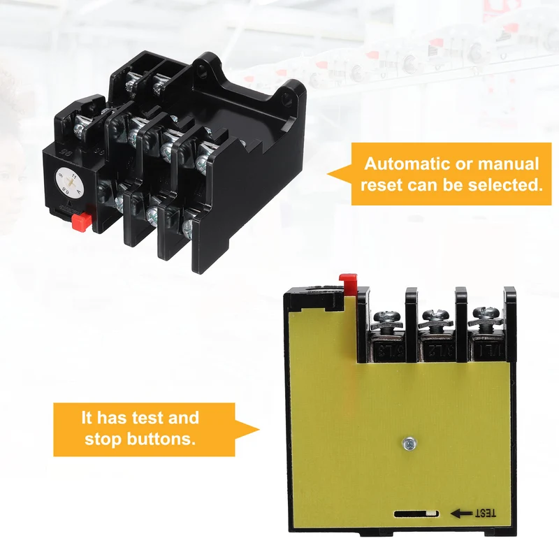 JR36-20 1NO 1NC AC220V/380V 6.8-11A Range Electric Thermal Overload Relay