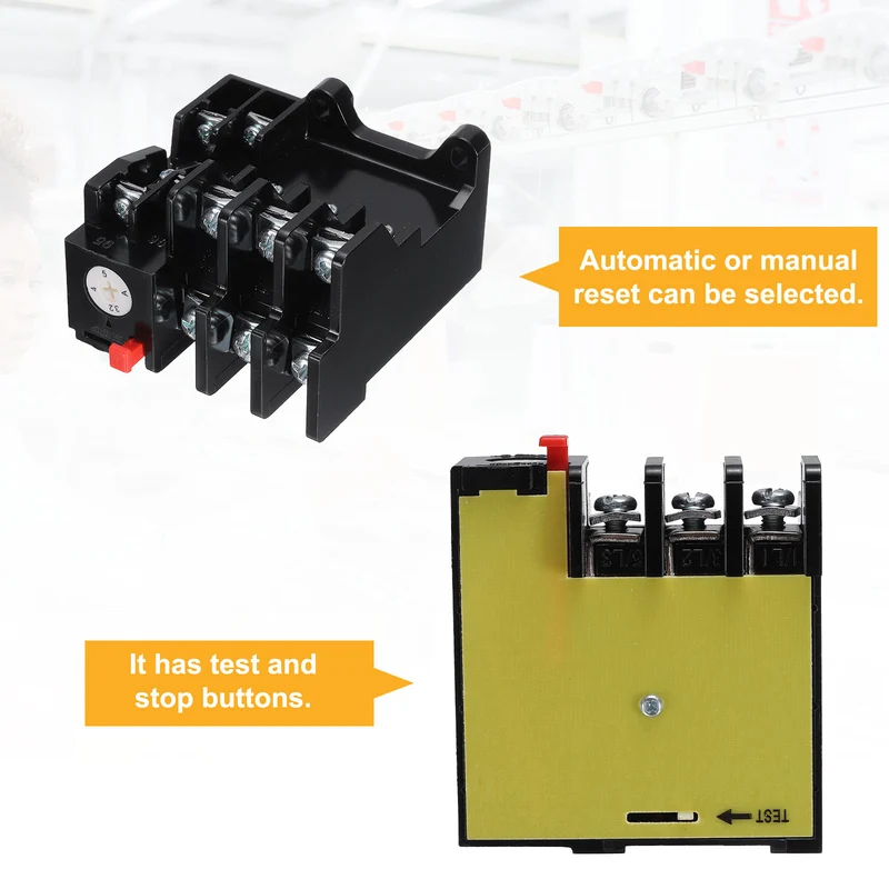 JR36-20 1NO 1NC AC220V/380V 3.5-5A Range Electric Thermal Overload Relay