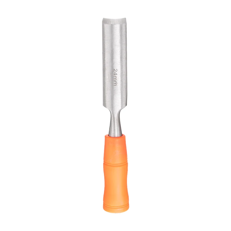 Wood Chisel 15/16" Outer Beveled Edge Blade Flat Chisel with Handle
