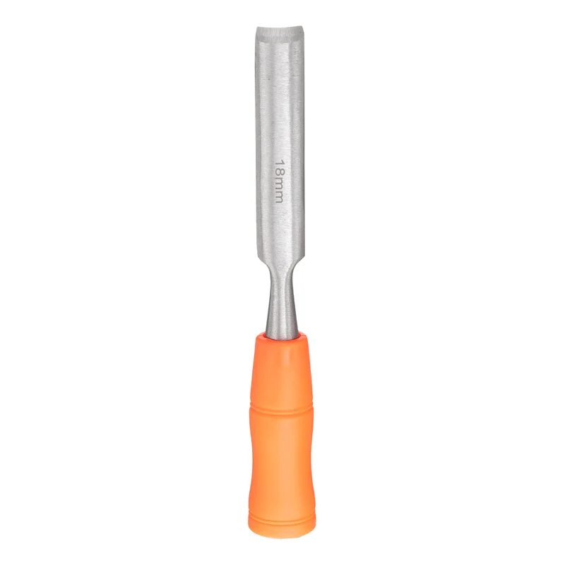 Wood Chisel 11/16" Outer Beveled Edge Blade Flat Chisel with Handle