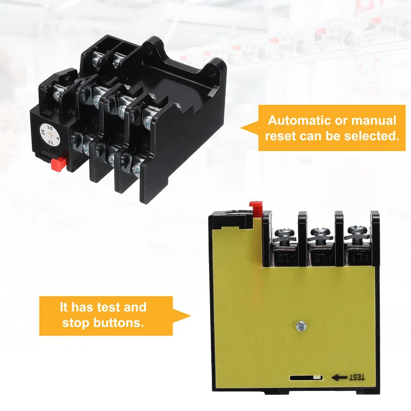 JR36-20 1NO 1NC AC220V/380V 2.2-3.5A Range Electric Thermal Overload Relay