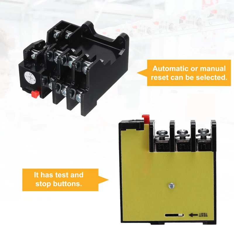 JR36-20 1NO 1NC AC220V/380V 1.5-2.4A Range Electric Thermal Overload Relay