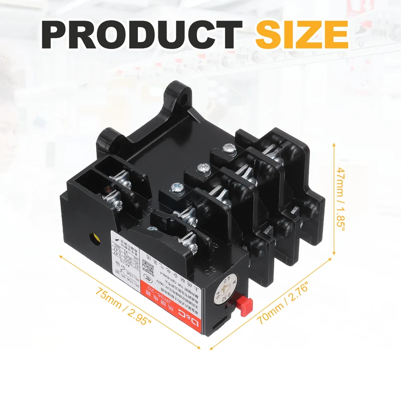JR36-20 1NO 1NC AC220V/380V 0.32-0.5A Range Electric Thermal Overload Relay