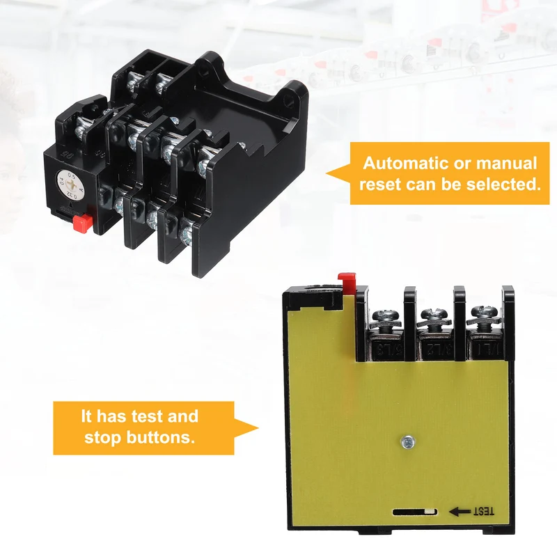 JR36-20 1NO 1NC AC220V/380V 0.32-0.5A Range Electric Thermal Overload Relay