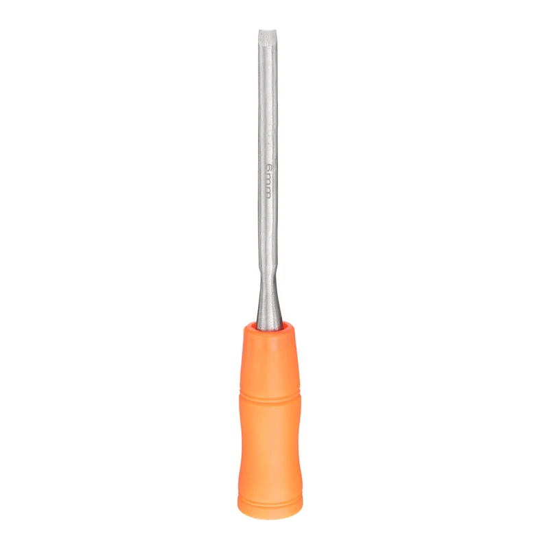 Wood Chisel 1/4" Outer Beveled Edge Blade Flat Chisel with Handle