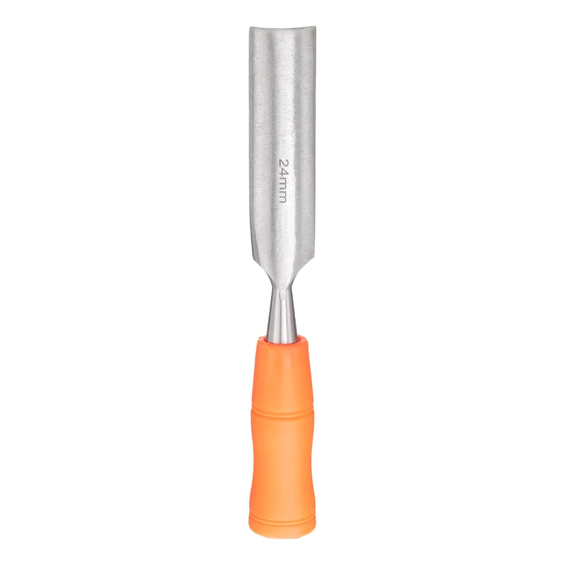 Wood Chisel 15/16" Inner Beveled Edge Blade Flat Chisel with Handle