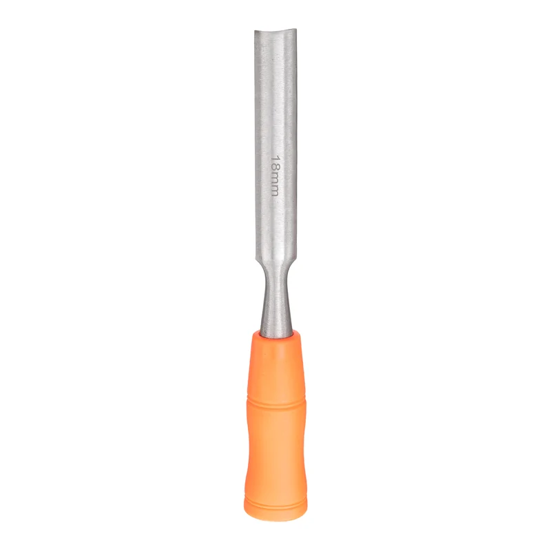 Wood Chisel 11/16" Inner Beveled Edge Blade Flat Chisel with Handle