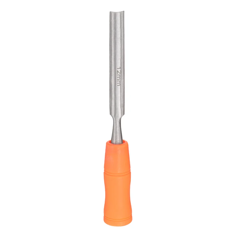 Wood Chisel 1/2" Inner Beveled Edge Blade Flat Chisel with Handle