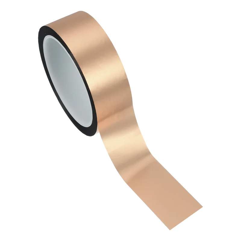 Metalized Polyester Film Tape 1-3/8 in x 55 Yard Champagne Gold