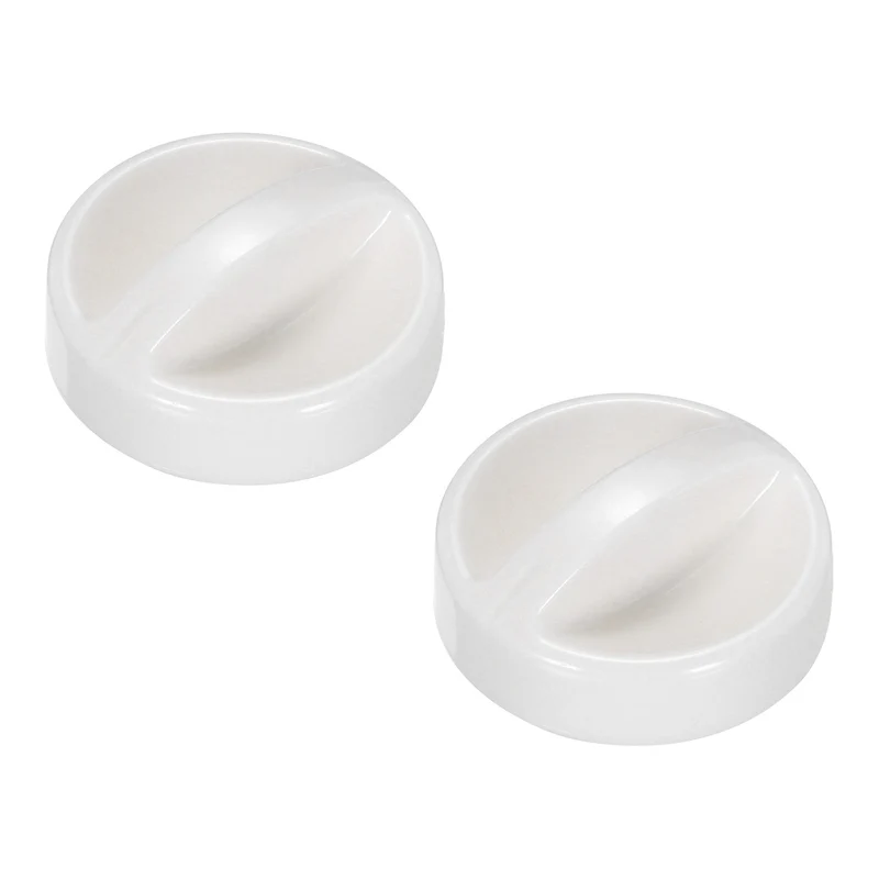 Microwave Time Control Knob Universal Timer Plastic Rotate Switch 6MM White 2PCS