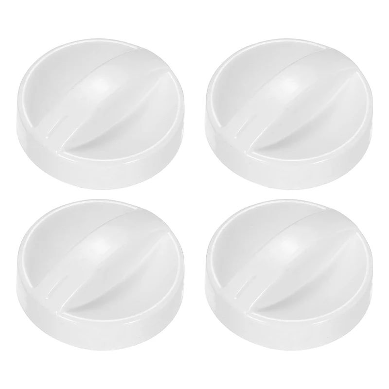Microwave Time Control Knob Universal Timer Plastic Rotate Switch 7MM White 4PCS