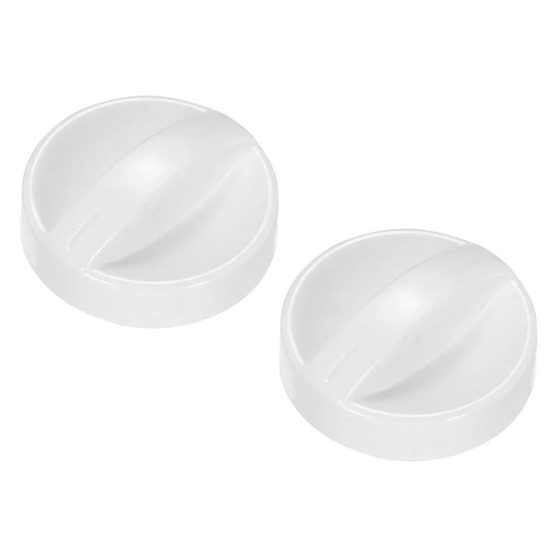 Microwave Time Control Knob Universal Timer Plastic Rotate Switch 7MM White 2PCS