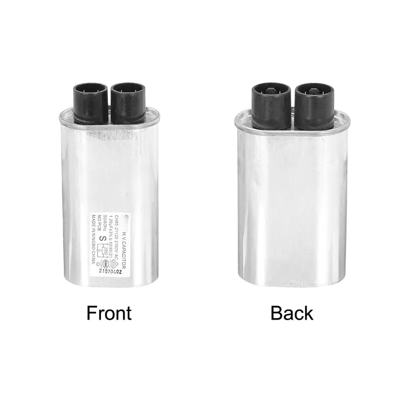Microwave Capacitor Replacement High Voltage Oven Capacitor 2100VAC 1.20uf 2Pcs