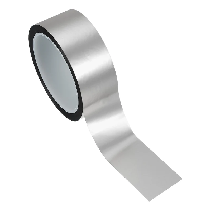 Metalized Polyester Film Tape 1-9/16 in x 55 Yard Matte Silver