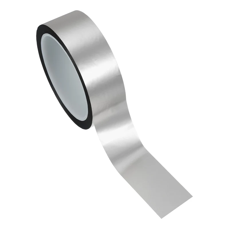 Metalized Polyester Film Tape 1-3/8 in x 55 Yard Matte Silver