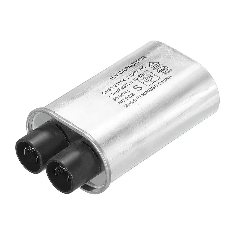 Microwave Capacitor Replacement High Voltage Oven Capacitor 2100VAC 1.14uf