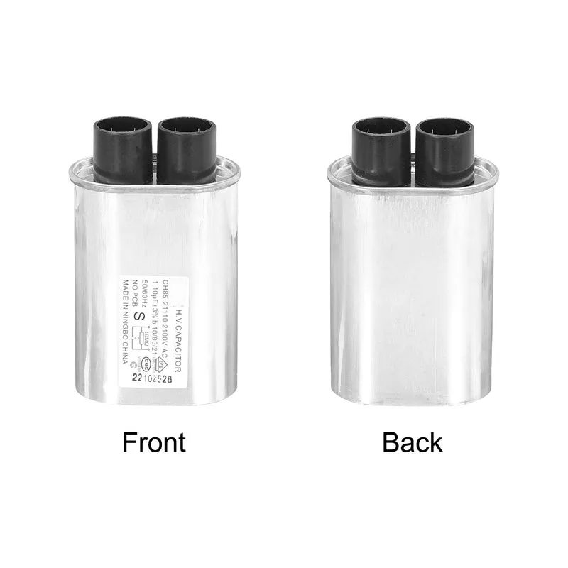 Microwave Capacitor Replacement High Voltage Oven Capacitor 2100VAC 1.10uf 2Pcs