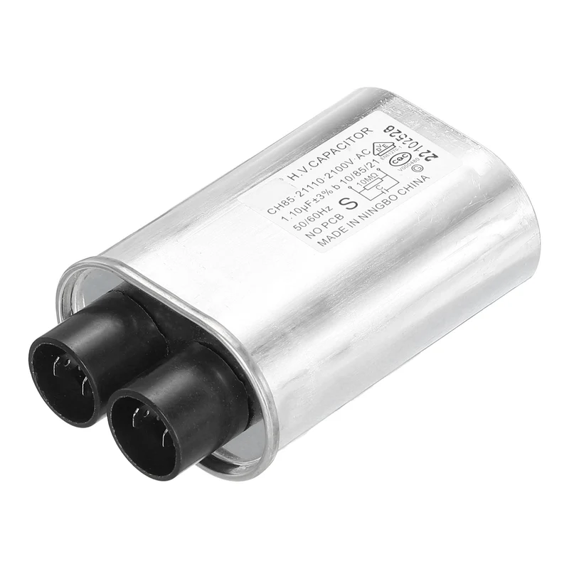 Microwave Capacitor Replacement High Voltage Oven Capacitor 2100VAC 1.10uf