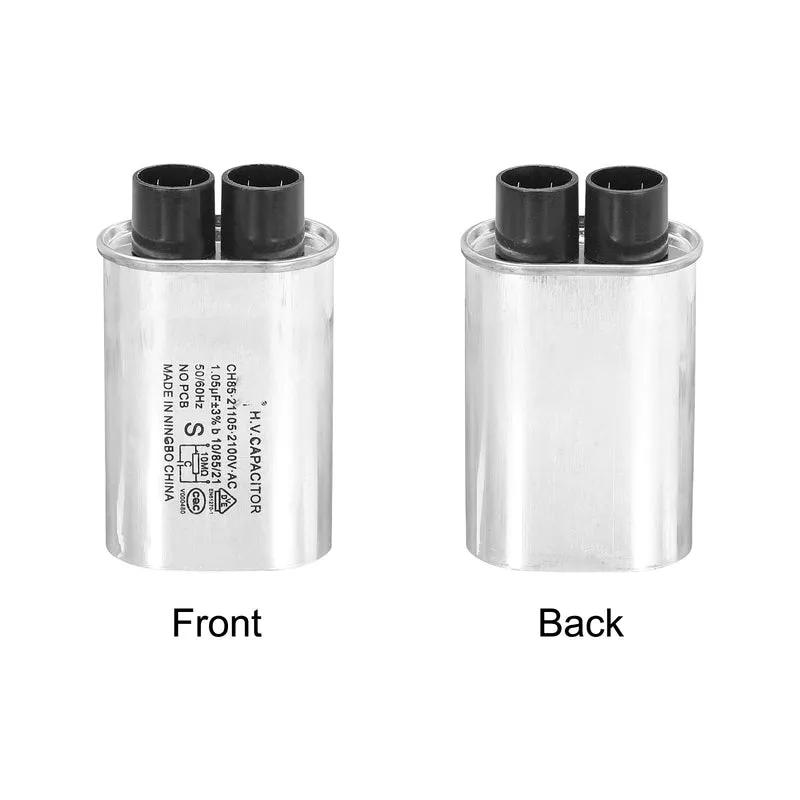 Microwave Capacitor Replacement High Voltage Oven Capacitor 2100VAC 1.05uf 2Pcs