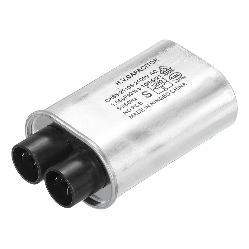 Microwave Capacitor Replacement High Voltage Oven Capacitor 2100VAC 1.05uf