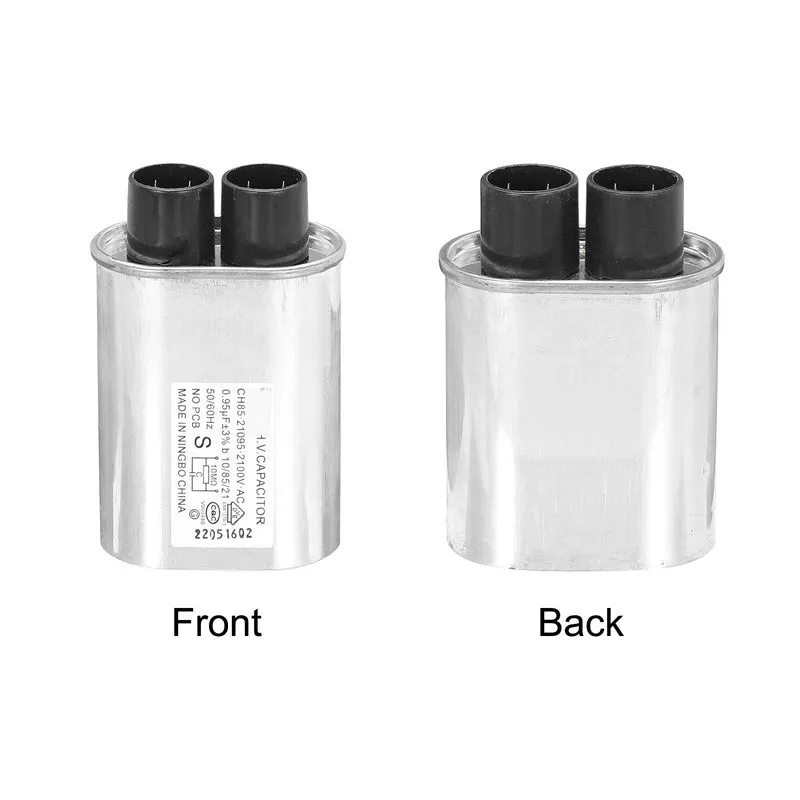 Microwave Capacitor Replacement High Voltage Oven Capacitor 2100VAC 0.95uf 2Pcs