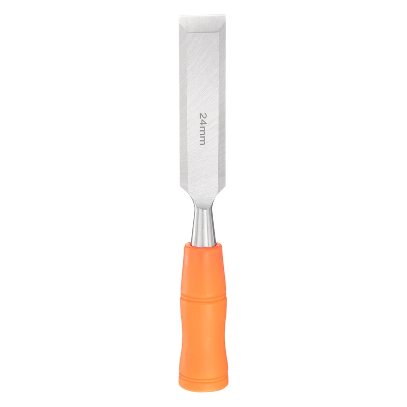 Wood Chisel 15/16" Beveled Edge Blade Wood Working Flat Chisel with Handle