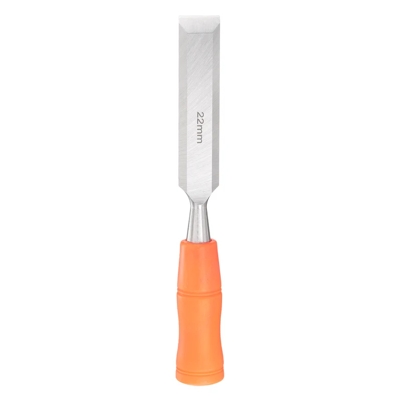 Wood Chisel 7/8" Beveled Edge Blade Wood Working Flat Chisel with Handle