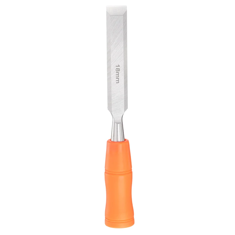Wood Chisel 11/16" Beveled Edge Blade Wood Working Flat Chisel with Handle