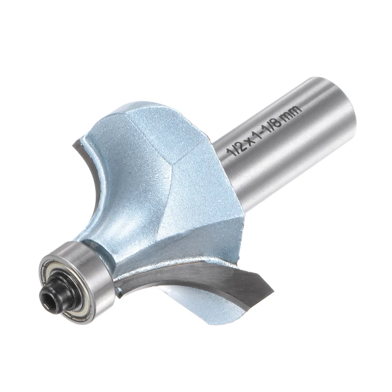 Roundover Router Bit 1/2 Shank 9/16" Radius Tungsten Steel Tip Light Blue