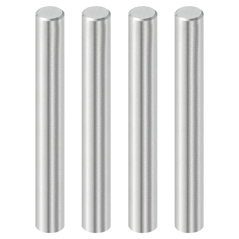 4 Pcs 10 mm x 75 mm Dowel Pins, 316L Stainless Steel Shelf Support Peg Pin