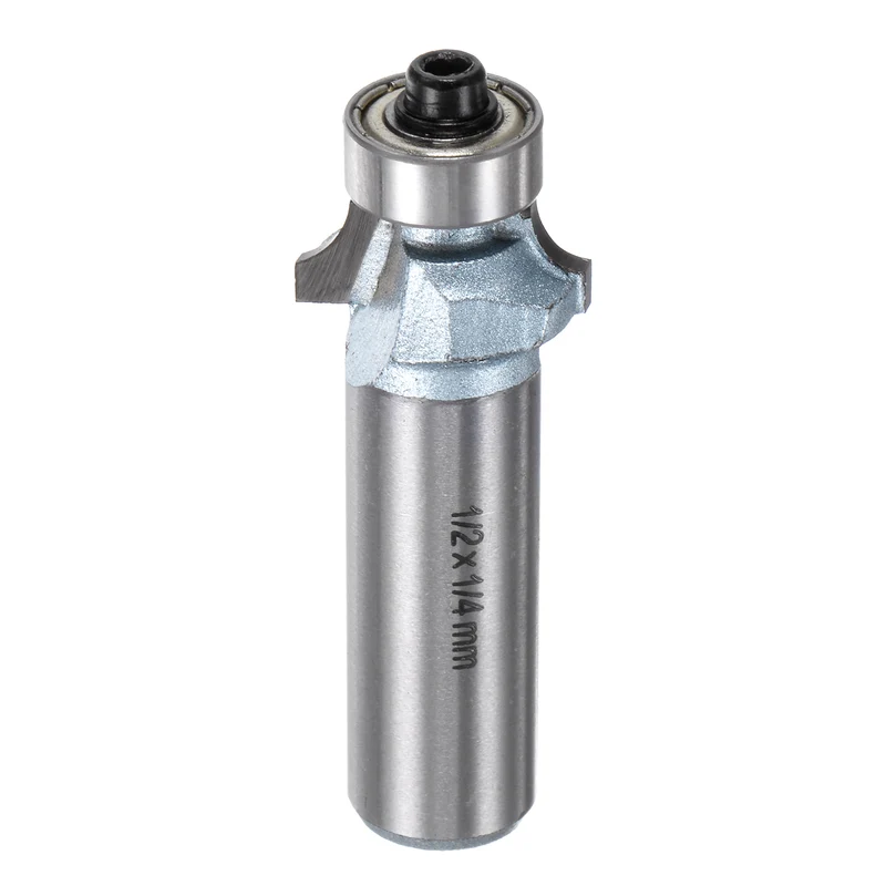 Roundover Router Bit 1/2 Shank 1/8" Radius Tungsten Steel Tip Light Blue