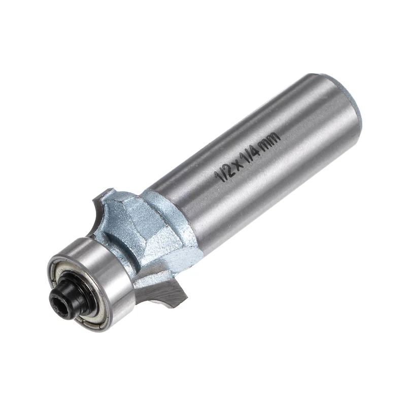 Roundover Router Bit 1/2 Shank 1/8" Radius Tungsten Steel Tip Light Blue