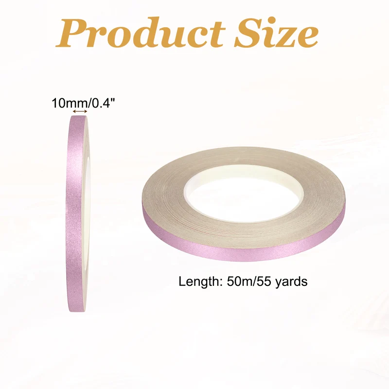 1 Rolls 0.4 Inch x 55 Yards Glitters Washi Tape Pink)