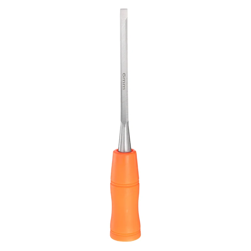Wood Chisel 1/4" Beveled Edge Blade Wood Working Flat Chisel with Handle