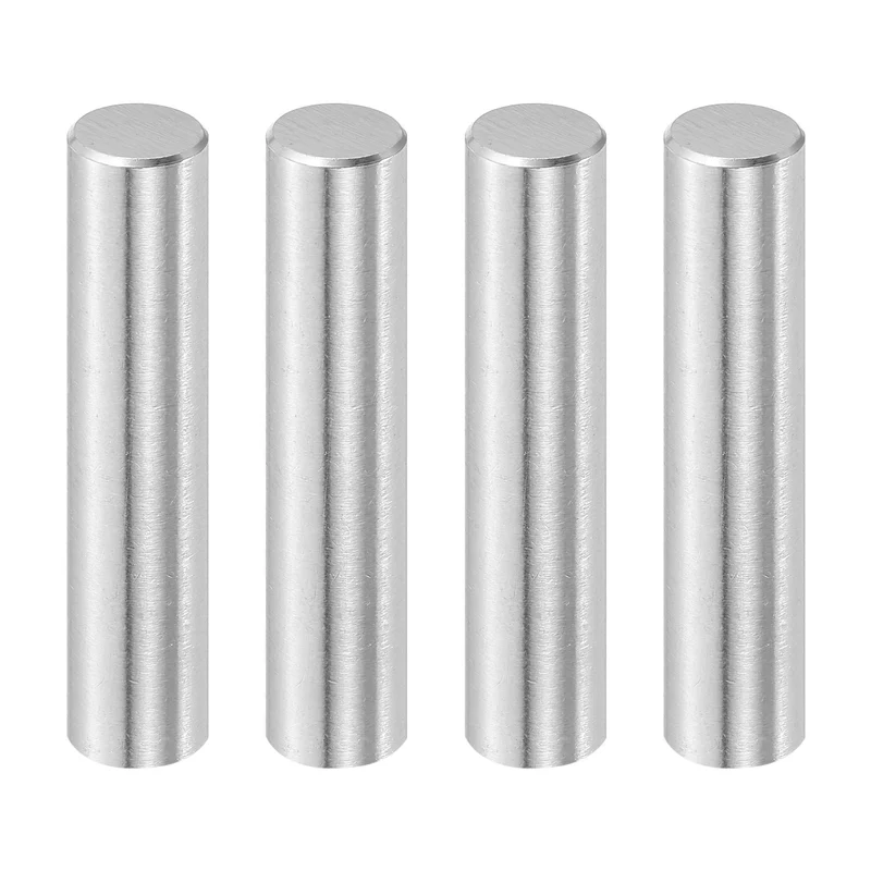 4 Pcs 10 mm x 45 mm Dowel Pins, 316L Stainless Steel Shelf Support Peg Pin