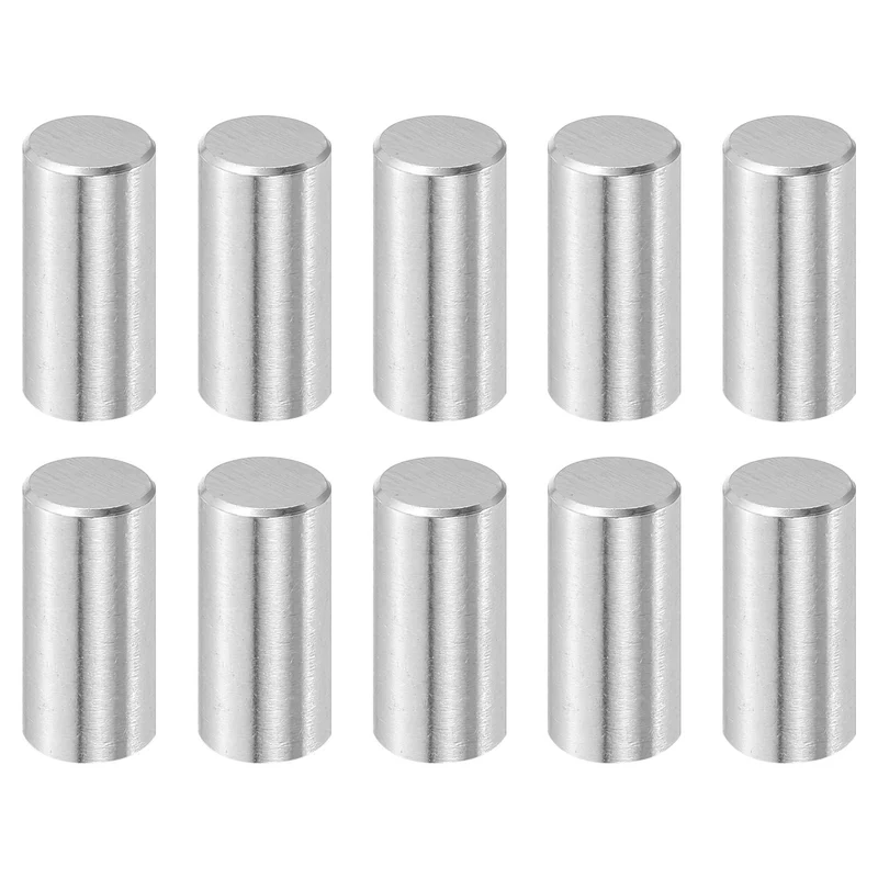 10 Pcs 10 mm x 22 mm Dowel Pins, 316L Stainless Steel Shelf Support Peg Pin