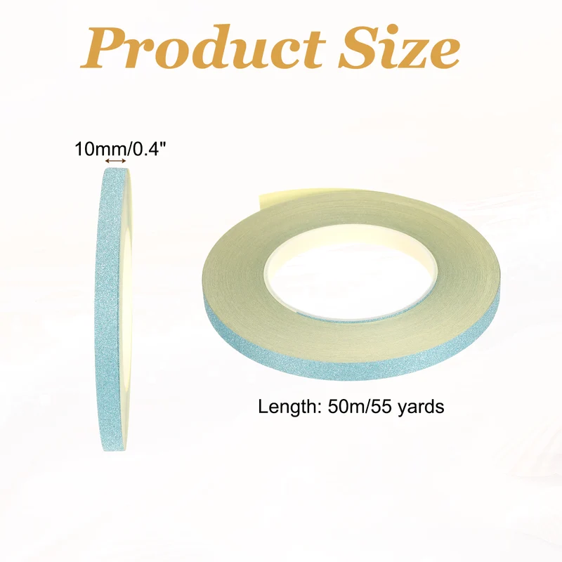 Light Blue 1 Rolls 0.4 Inch x 55 Yards Glitters Washi Tape