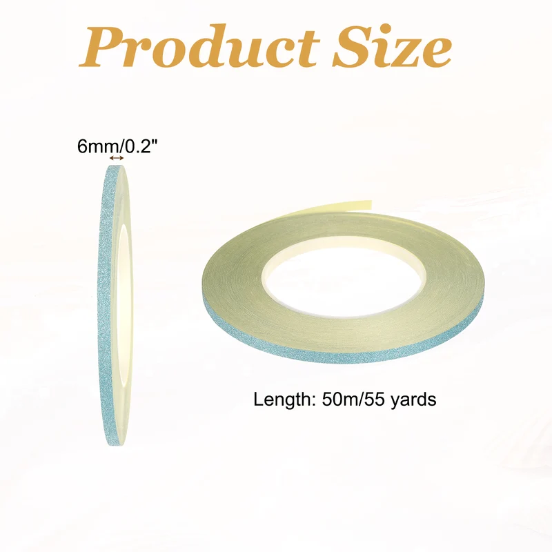 1 Rolls 0.2 Inch x 55 Yards Glitters Washi Tape Light Blue]