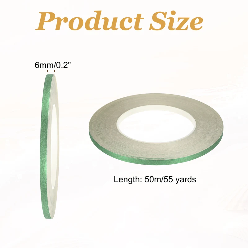 1 Rolls 0.2 Inch x 55 Yards Glitters Washi Tape Green]