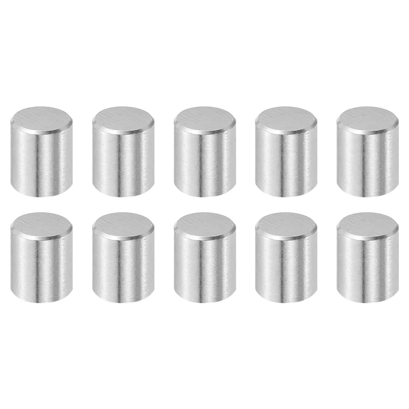 10 Pcs 10 mm x 14 mm Dowel Pins, 316L Stainless Steel Shelf Support Peg Pin