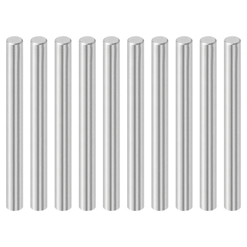 10Pcs 8 mm x 80 mm Dowel Pins 316L Stainless Steel Shelf Support Peg Pin