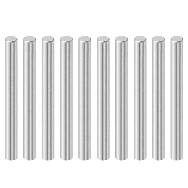 10 Pcs 8 mm x 75 mm Dowel Pins, 316L Stainless Steel Shelf Support Peg Pin