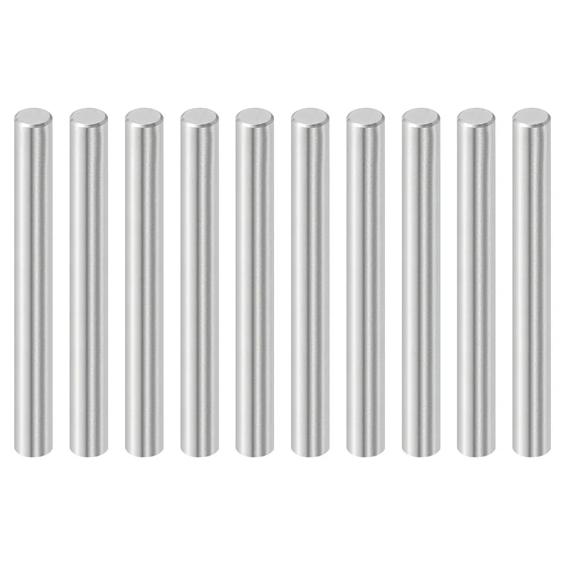 10 Pcs 8 mm x 70 mm Dowel Pins, 316L Stainless Steel Shelf Support Peg Pin