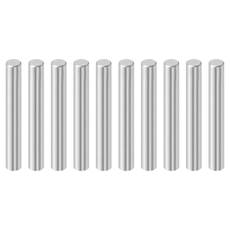 10 Pcs 8 mm x 55 mm Dowel Pins, 316L Stainless Steel Shelf Support Peg Pin