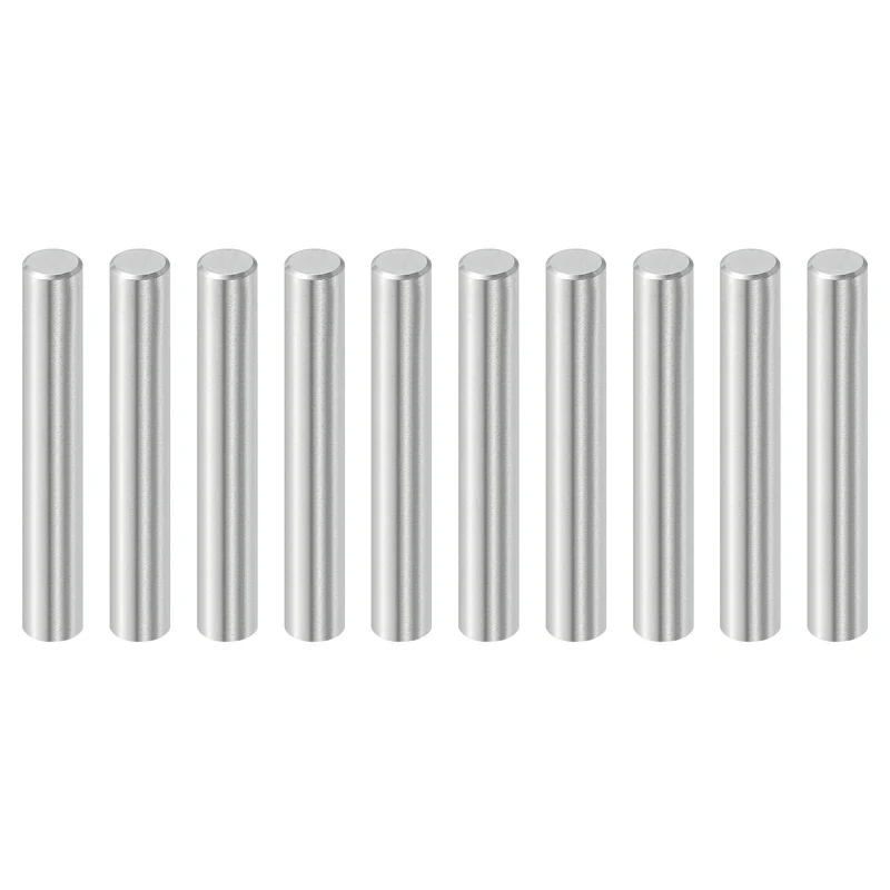 10 Pcs 8 mm x 50 mm Dowel Pins, 316L Stainless Steel Shelf Support Peg Pin