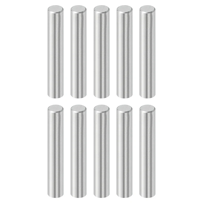 10 Pcs 8 mm x 45 mm Dowel Pins, 316L Stainless Steel Shelf Support Peg Pin